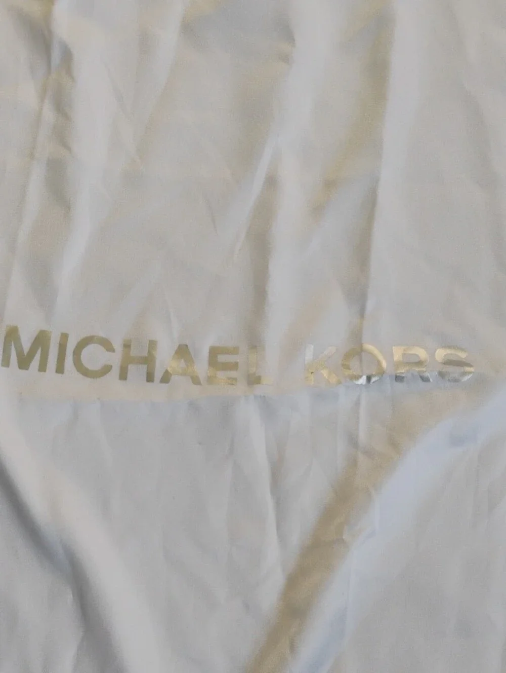 Michael Kors Black Leather Shoulder Hobo with Gold MK Charm